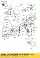 220AB0608, Kawasaki, ?ruba-pan-krzy? wspólny kawasaki zr zx zz r zzr 600 750 1993 1994 1995 1996 1997 1998 1999 2001 2002 2003 2004 2005 2006, Nowy