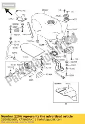 schroef-pan-kruis gemeenschappelijk van Kawasaki, met onderdeel nummer 220AB0608, bestel je hier online: