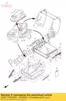 1RBF17840000, Yamaha, emblemat 4 yamaha yxr 700 2013, Nowy