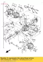 4PR149040200, Yamaha, conjunto de carburador 4 yamaha xj xjs diversion 900, Nuevo