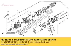 Here you can order the holder set, brush from Honda, with part number 31203MT8008: