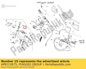 Piaggio Group AP8112875 tacômetro - Lado direito