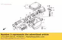 17210HC0010, Honda, filtr powietrza w obudowie honda trx ex  trx300ex fourtrax sporttrax sportrax 300 , Nowy