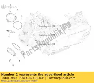 Piaggio Group 1A001880 koppakking - Onderkant