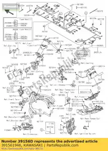 kawasaki 391561946 pad, 20x70x1 zx1000nff - La partie au fond