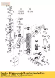 Here you can order the threaded bush l=60 black from KTM, with part number 46810346: