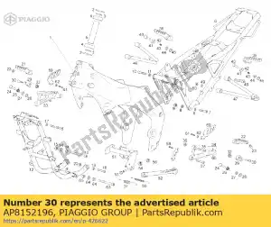 Piaggio Group AP8152196 vite m8x26 - Il fondo