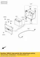 26012Y004, Kawasaki, Batteria, yt12a-bs kawasaki j abs 300 125, Nuovo