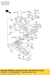 Aquí puede pedir semental de Kawasaki , con el número de pieza 920041132: