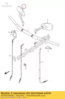 5650039H00, Suzuki, miroir assy, ??rea suzuki c vl vlr vz vzr 800 1500 1800 2008 2009 2010 2011 2012 2014 2015 2016, Nouveau