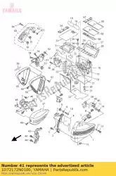 Aqui você pode pedir o colchete 4 em Yamaha , com o número da peça 1D72172N0100: