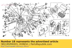 Here you can order the fuse, block (100a) from Honda, with part number 38218SM4003: