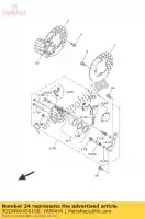 3GDW00450100, Yamaha, zestaw klocków hamulcowych yamaha  yfm yfs yfz 200 250 350 400 450 2000 2001 2002 2003 2004 2005 2006 2007 2008 2009 2010 2011 2012 2013 2014 2015 2016 2017 2018 2019 2020 2021, Nowy