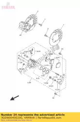 Aqui você pode pedir o kit de pastilha de freio em Yamaha , com o número da peça 3GDW00450100: