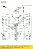 440230048, Kawasaki, cilindro-conjunto-garfo, lh kawasaki kle versys b a d klz c abs 1000 650 , Novo