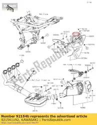 bout, socket, 6x27 zr800ads van Kawasaki, met onderdeel nummer 921541192, bestel je hier online: