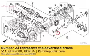 honda 51108HN2000 boccola, braccio superiore - Il fondo