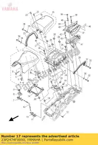 yamaha 23P2474F0000 resta, davanti 1 - Il fondo