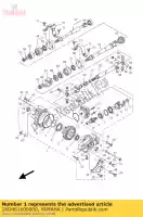 1XD461600000, Yamaha, caixa de engrenagens do eixo dianteiro comp. yamaha  yxc yxe yxm 700 2014 2015 2016 2017 2018 2019 2020 2021, Novo