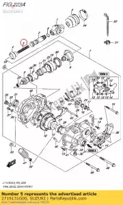 suzuki 2719131G00 wiosna, fr prope - Dół