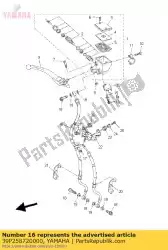 Tutaj możesz zamówić w??, hamulec 1 od Yamaha , z numerem części 39P258720000: