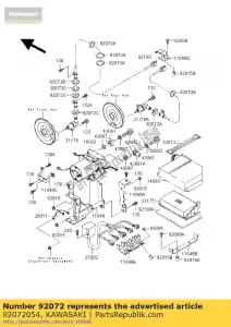 kawasaki 92072054 fascia, serbatoio dell'olio z650-d4 - Il fondo