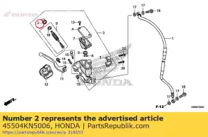 Honda 45504KN5006 comp. de arranque - Lado inferior