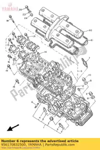 yamaha 956170832500 bullone, perno 2 - Il fondo