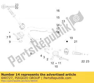 Piaggio Group 640727 juiste elektrisch apparaat - Onderkant