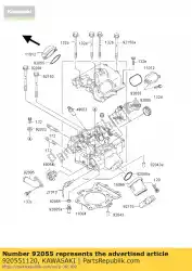 ring-0,55mm z750-p1 van Kawasaki, met onderdeel nummer 920551120, bestel je hier online: