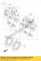 3P6259190000, Yamaha, support, pad yamaha  fjr xv xvs 1300 1900 2006 2007 2008 2009 2010 2011 2012 2013 2014 2015 2016 2017 2018 2019 2020 2021, New