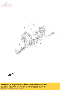 yamaha 2GU843320000 resorte, tornillo - Lado inferior