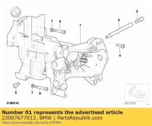 bmw 23007677012 transmission 6 vitesses / forme de dent profonde, pas 6e - schwarz - La partie au fond