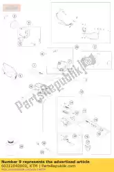 Qui puoi ordinare specchio da KTM , con numero parte 60312040000:
