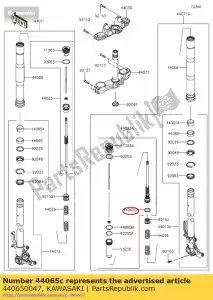 kawasaki 440650047 tuleja-przedni widelec zr1000gef - Dół