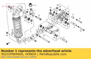 Honda 50232MW4000 soporte, rr. cojín uppe - Lado inferior