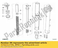 31422312706, BMW, ressort de compression (à partir de 08/1991) bmw  750 1985 1986 1987 1988 1989 1990 1991 1992 1993 1994 1995, Nouveau