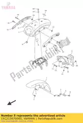 Ici, vous pouvez commander le support, fil 1 auprès de Yamaha , avec le numéro de pièce 1XC215970000: