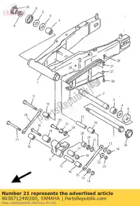 yamaha 90387124W200 kraag (3bc) - Onderkant