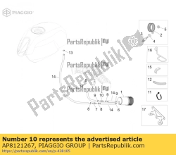 Aprilia AP8121267, Dusi? trzyma?, OEM: Aprilia AP8121267