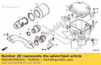 90654HM8A60, Honda, Opaska, rura ??cz?ca (54 honda trx250ex sporttrax trx350fe fourtrax rancher 4x4 es trx450fe foreman trx400fa at trx450r sportrax 37kw te30u australia trx500fa foretrax rubicon rubican trx250x trx500fe trx500fpa wp trx250tm trx250tm1 250 350 450 400 500 , Nowy