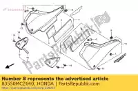 83550MCZ640, Honda, cubierta comp., r. aire limpio honda cbr fireblade rr cb hornet f f2 cb900f 900 , Nuevo