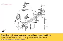 buis van Honda, met onderdeel nummer 950054530020S, bestel je hier online: