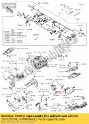 Ici, vous pouvez commander le batterie, ytz10s, 12v 8. 6ah auprès de Kawasaki , avec le numéro de pièce 260120564: