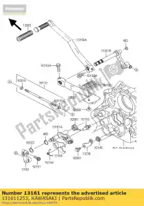 kawasaki 131611253 hefboom-comp-verandering sha vn1500-g - Onderkant