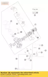 ktm 61007116050 w?? paliwowy 1 kpl. - Dół