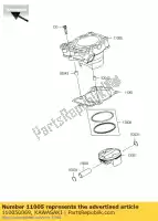 110050069, Kawasaki, cylinder-engine kx250t6f kawasaki kx 250 2006 2007 2008, New