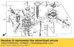 Tutaj możesz zamówić zestaw talerzy, zawór od Honda , z numerem części 16037HM5L00: