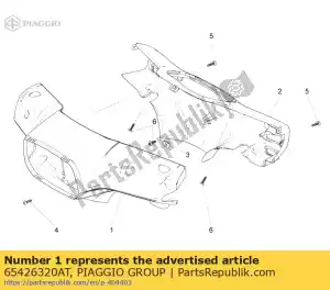 Piaggio Group 65426320AT cover - Bottom side