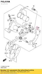 suzuki 5915131G00 bracket,r - Bottom side